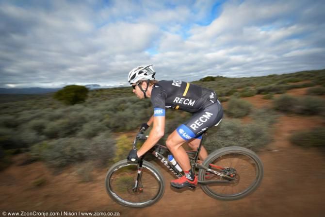 Erik Kleinhans of Team RE:CM was fifth overall and first South African at the Attakwas Extreme marathon on Saturday.