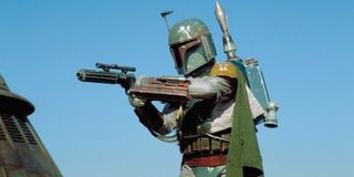 Return of the Jedi Boba Fett aims his gun