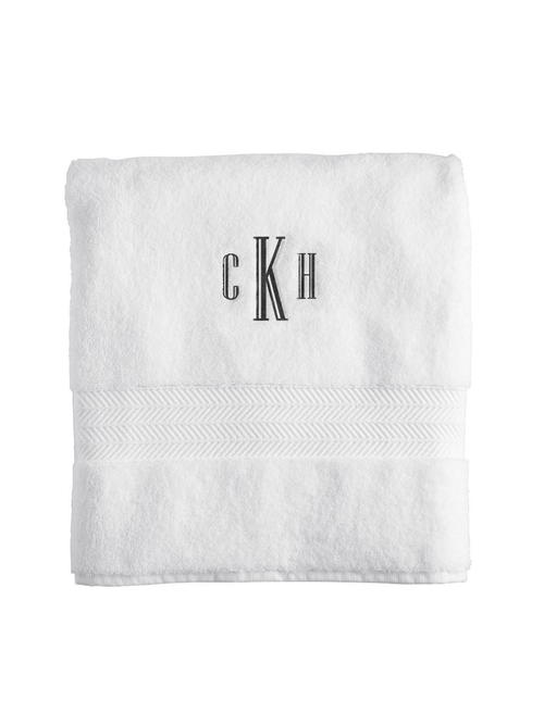 Organic Cotton Mosaic Bath Towel