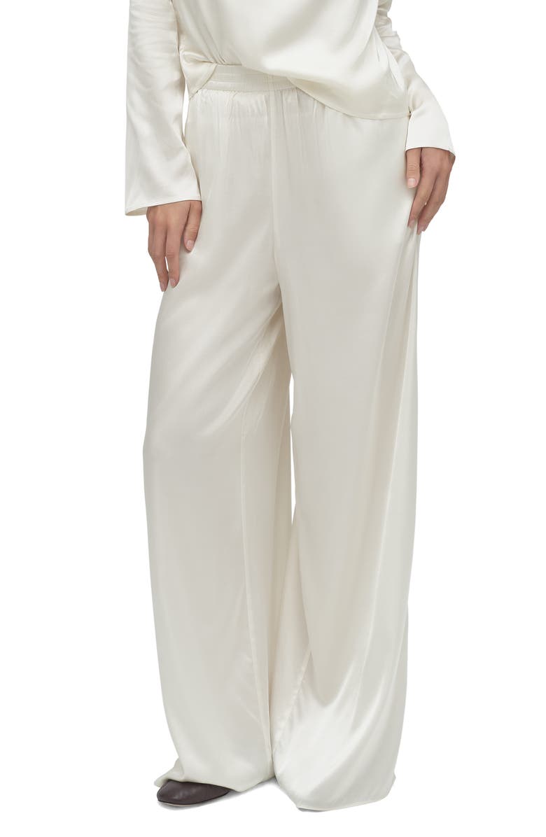 Tribeca Wide Leg Satin Pants
