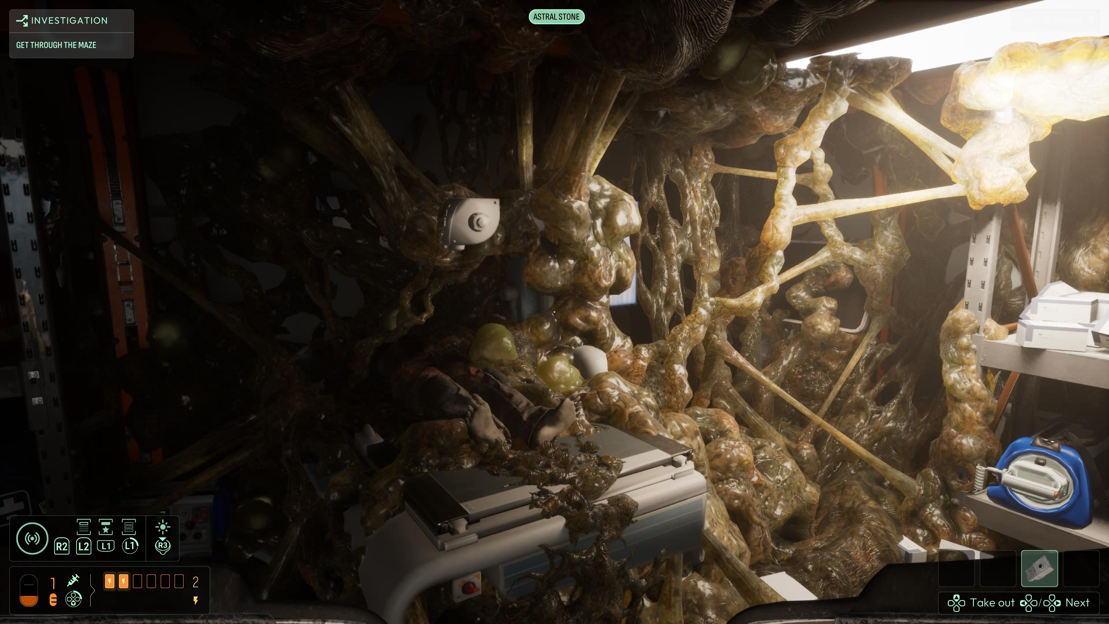 Cthulhu: The Cosmic Abyss review; screens from a cosmic horror video game