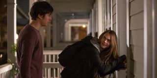 Nat Wolff and Cara Delevingne in Paper Towns