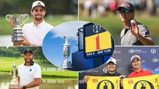 Five golfers who qualified for The Open via the Open Qualifying Series and the Claret Jug