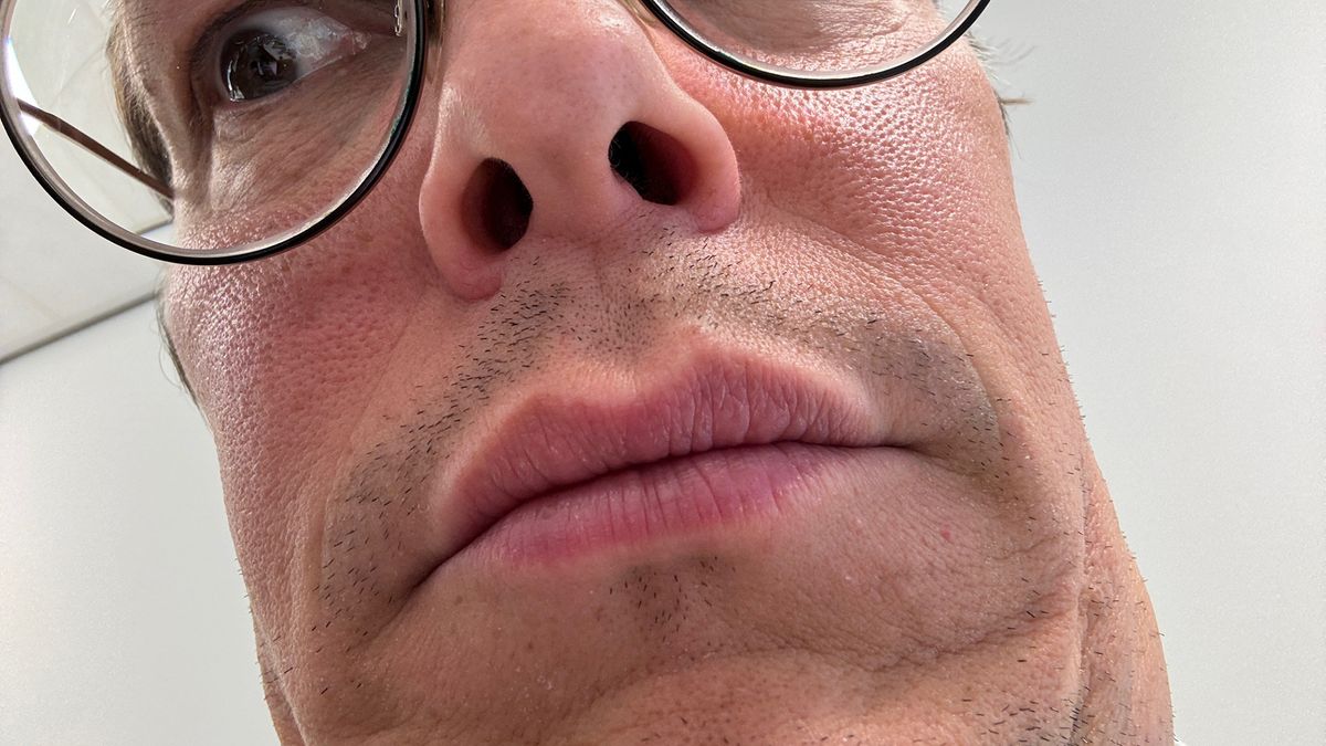A selfie with the iPhone 15 Pro.