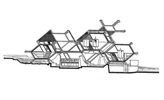 Tortoise House by Kenji Ekuan, 1964. Section