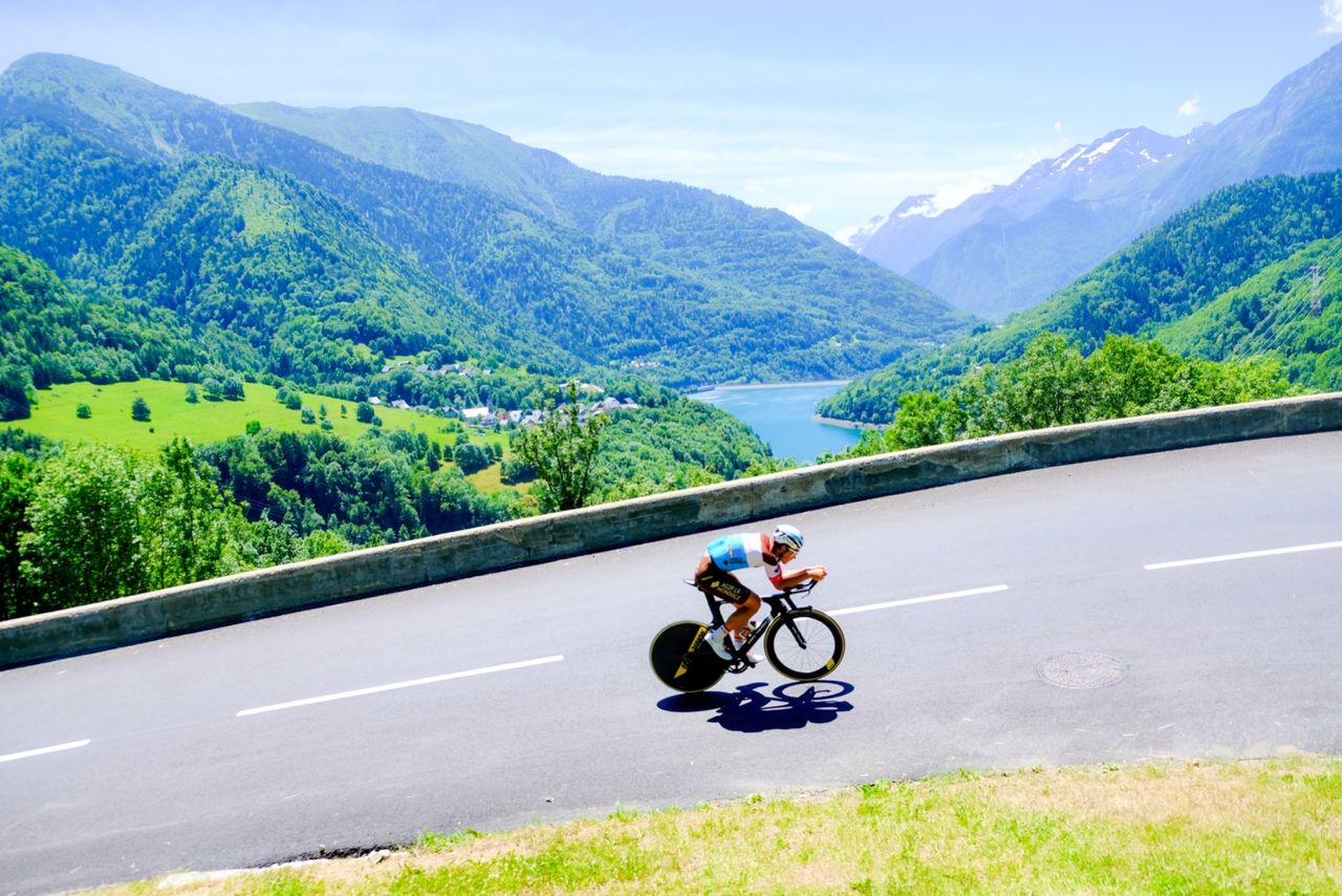 Dillier gives his TT bike an outing