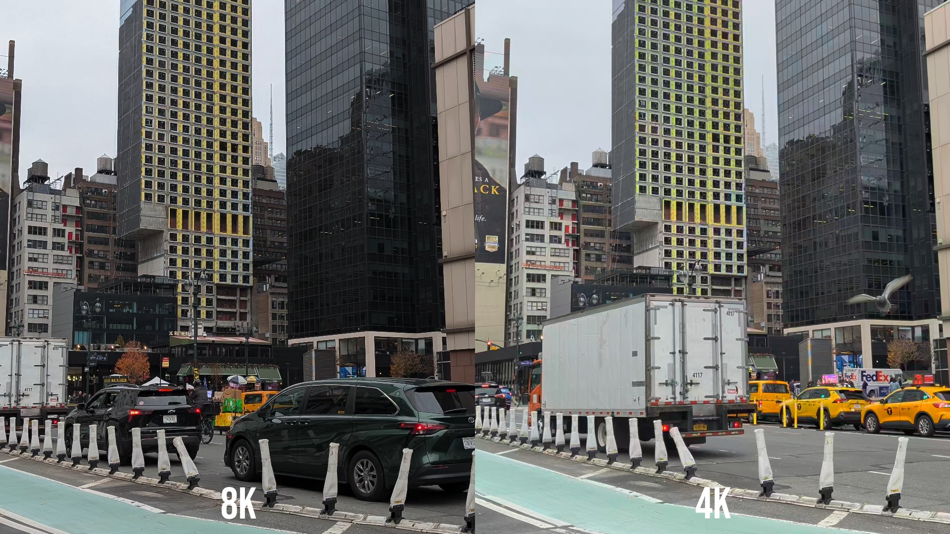 8K video capture with Pixel 10 Pro XL.