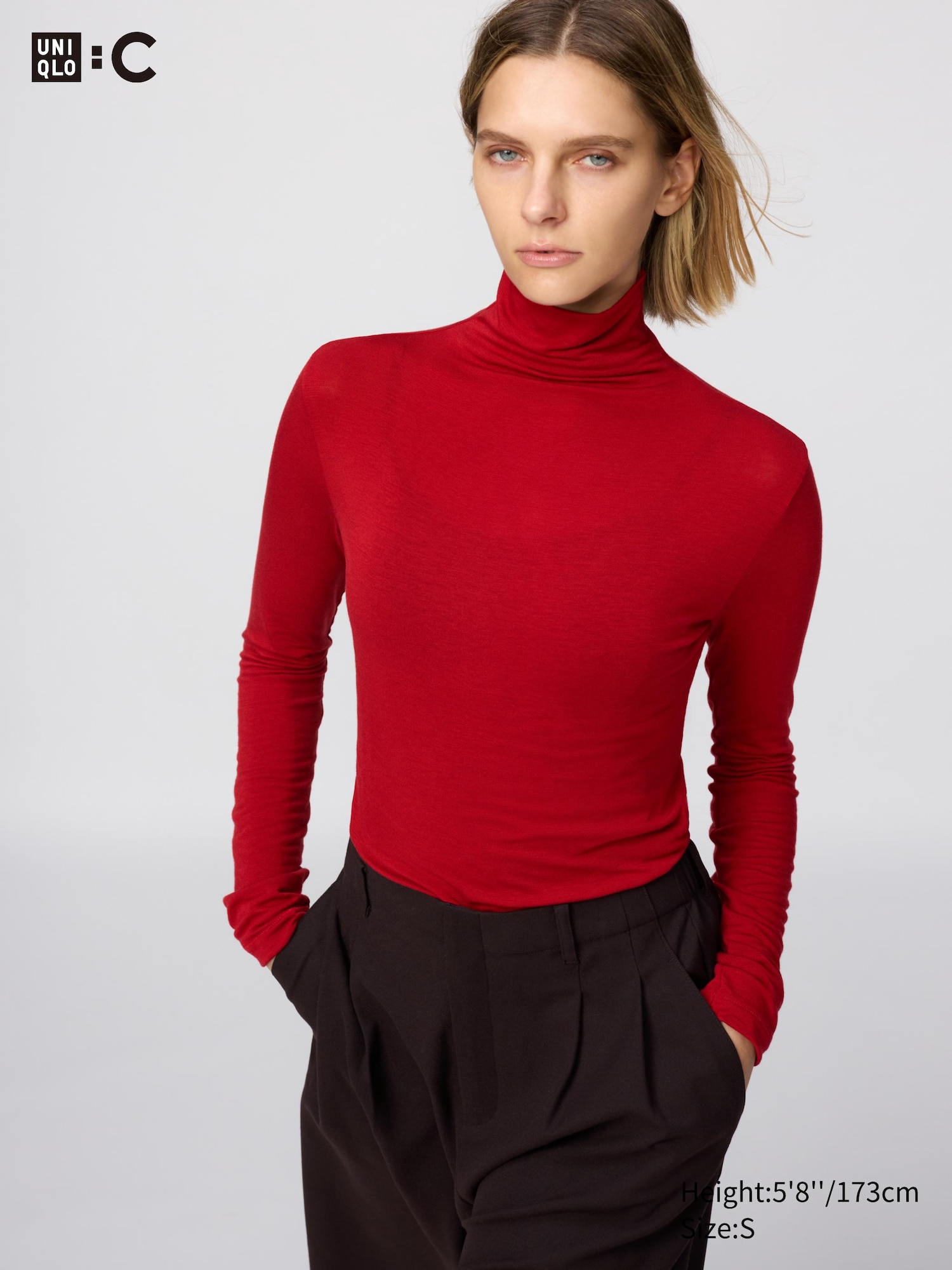 Heattech Extra Warm Cashmere Blend Turtleneck T-Shirt