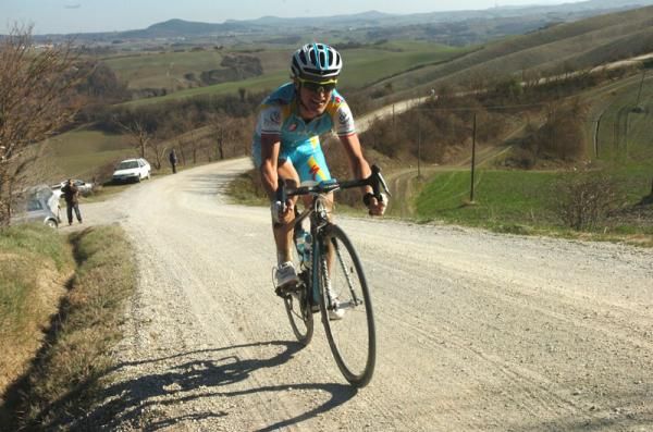 Enrico Gasparotto (Astana Pro Team) worked hard all day