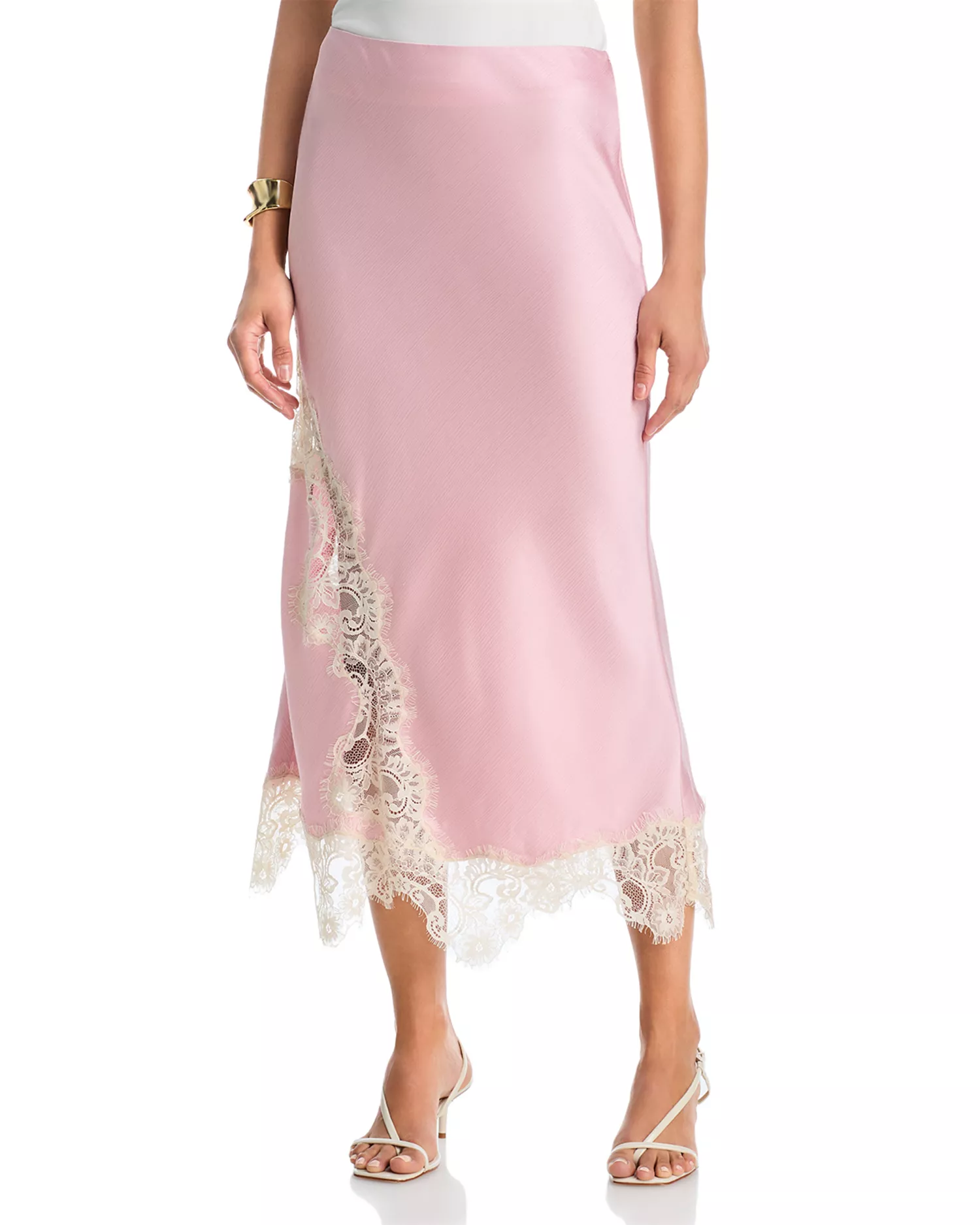 Lace Inset Slip Skirt - Exclusive