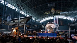 Space Shuttle retirement ceremony