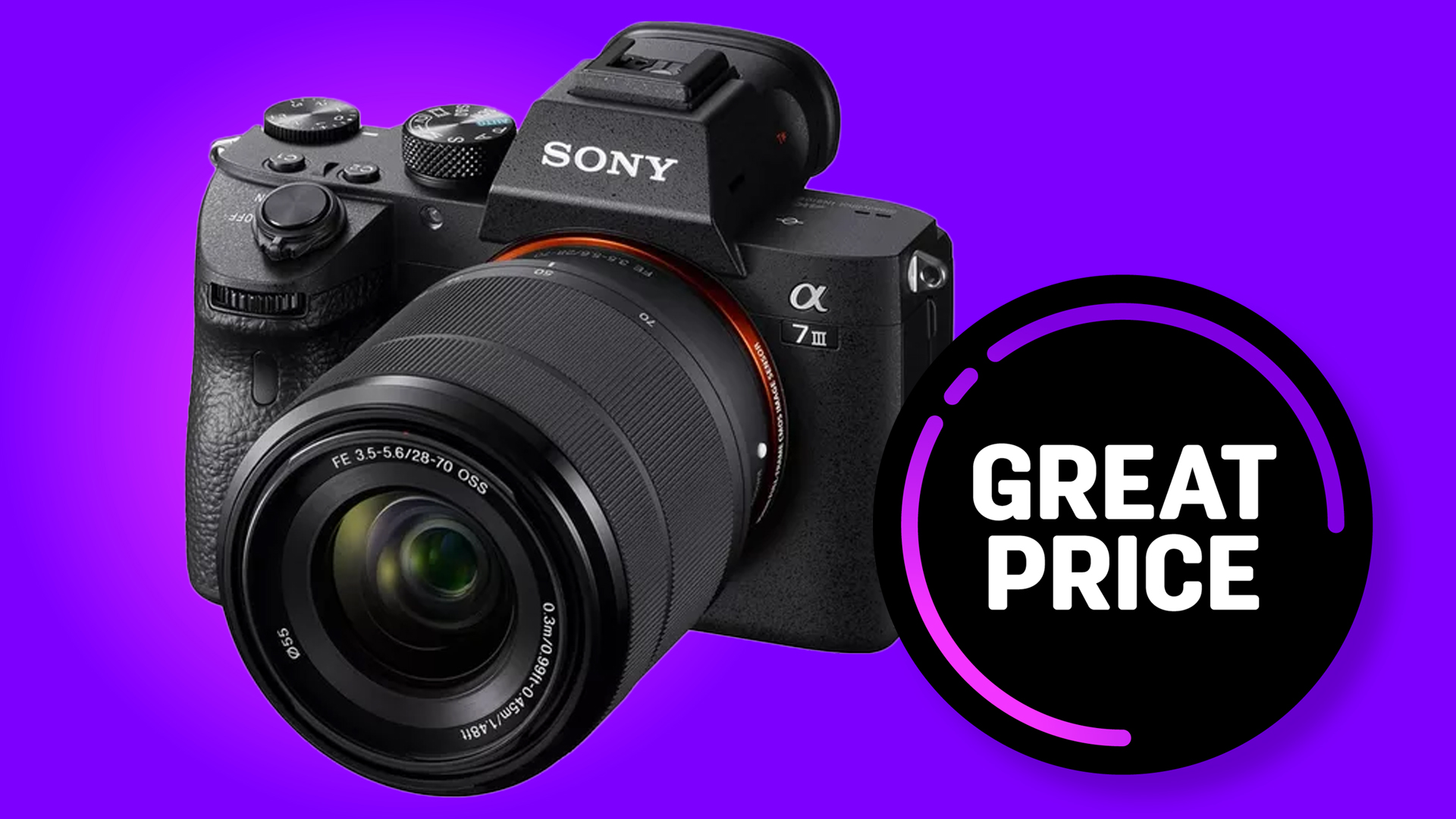 MASSIVE $500 saving on the Sony A7 III & 28-70 in early Amazon Black Friday deal