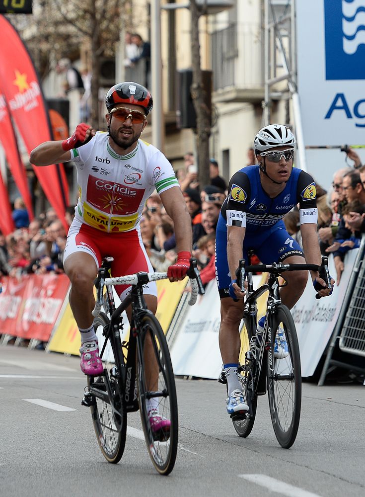 Nacer Bouhanni wins stage 2 at Volta a Catalunya