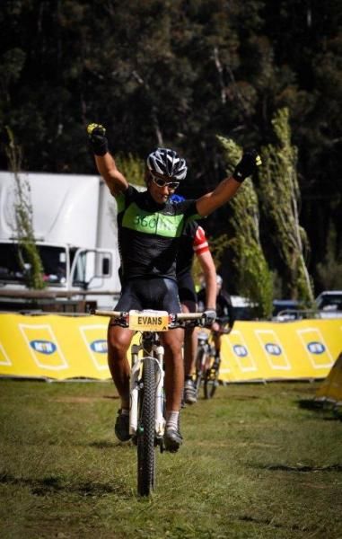 Kevin Evans is elated with his win