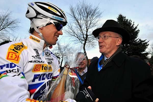Zdenek Stybar returned to racing after winning worlds