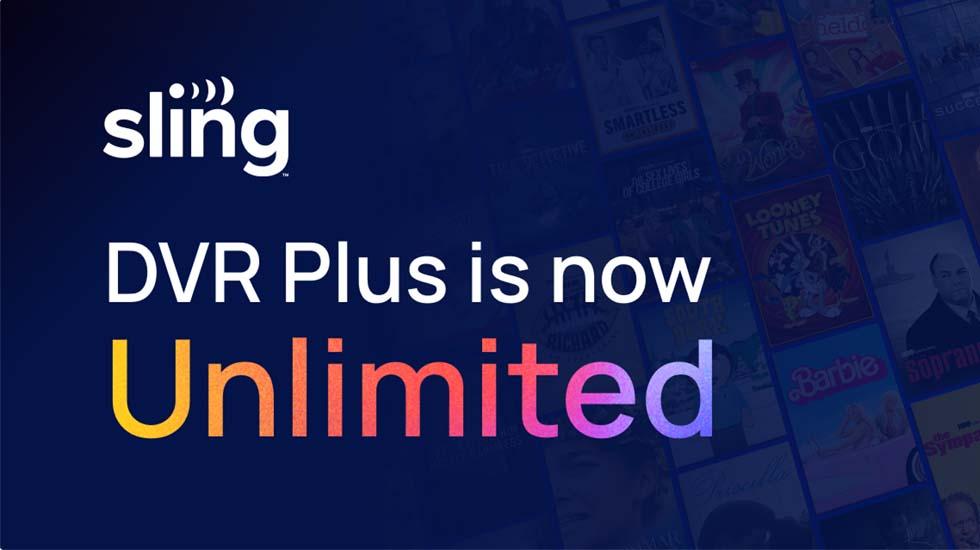 Sling TV Unlimited DVR Plus promo