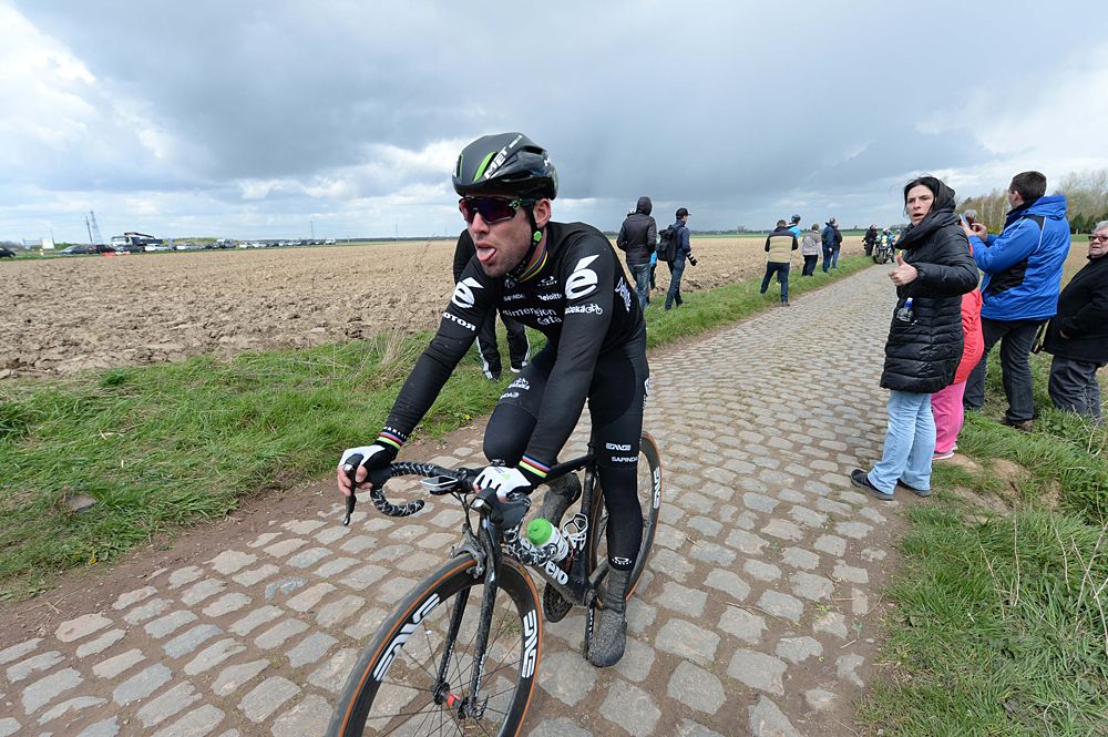 Mark Cavendish reacts to the Carrefour de l'Arbre - fun?