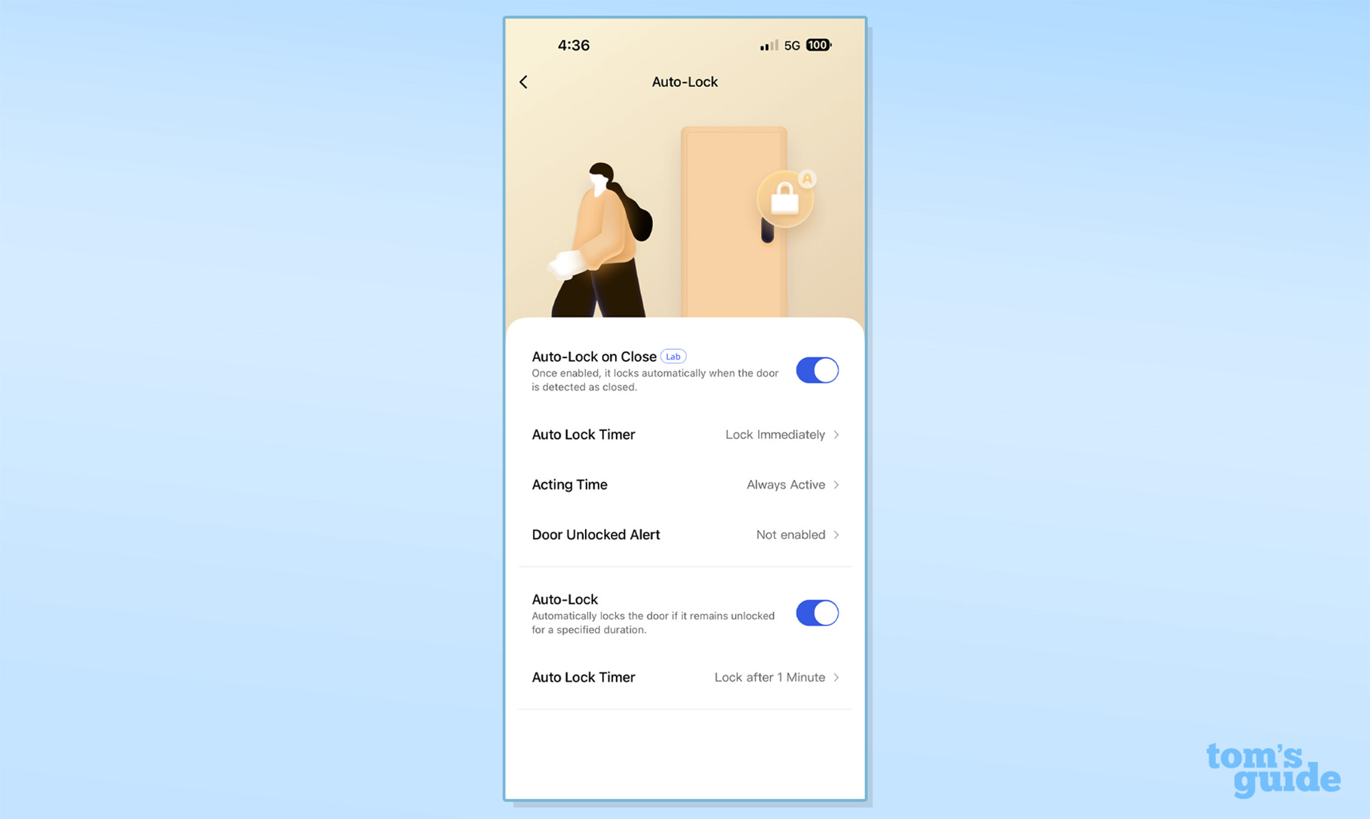 Aqara U400 app screenshot
