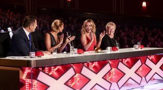 David Walliams' mum Kathleen gets buzzing on Britain's Got Talent (ITV)