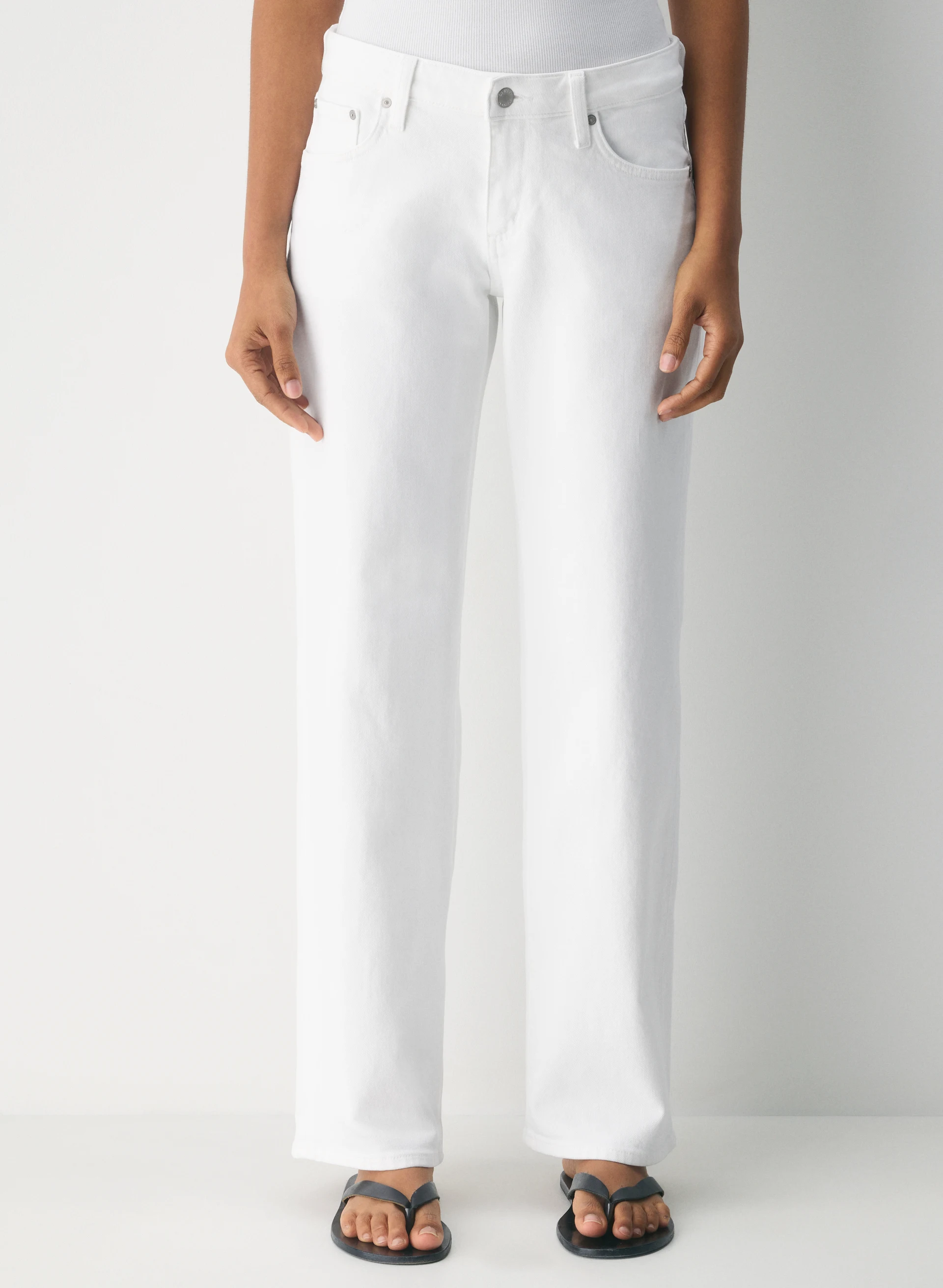 Salma Super Lo-Rise Straight Jean