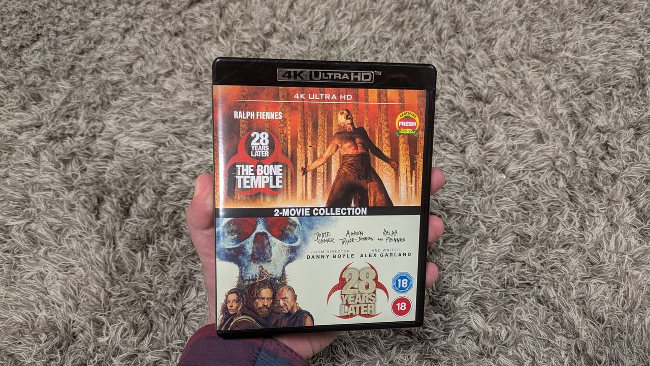 28 Years Later: The Bone Temple 4K Blu-ray case