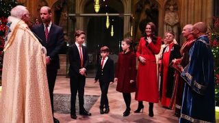 The royals arrive at Westminster Abbey for Royal Carols: Together at Christmas 2024