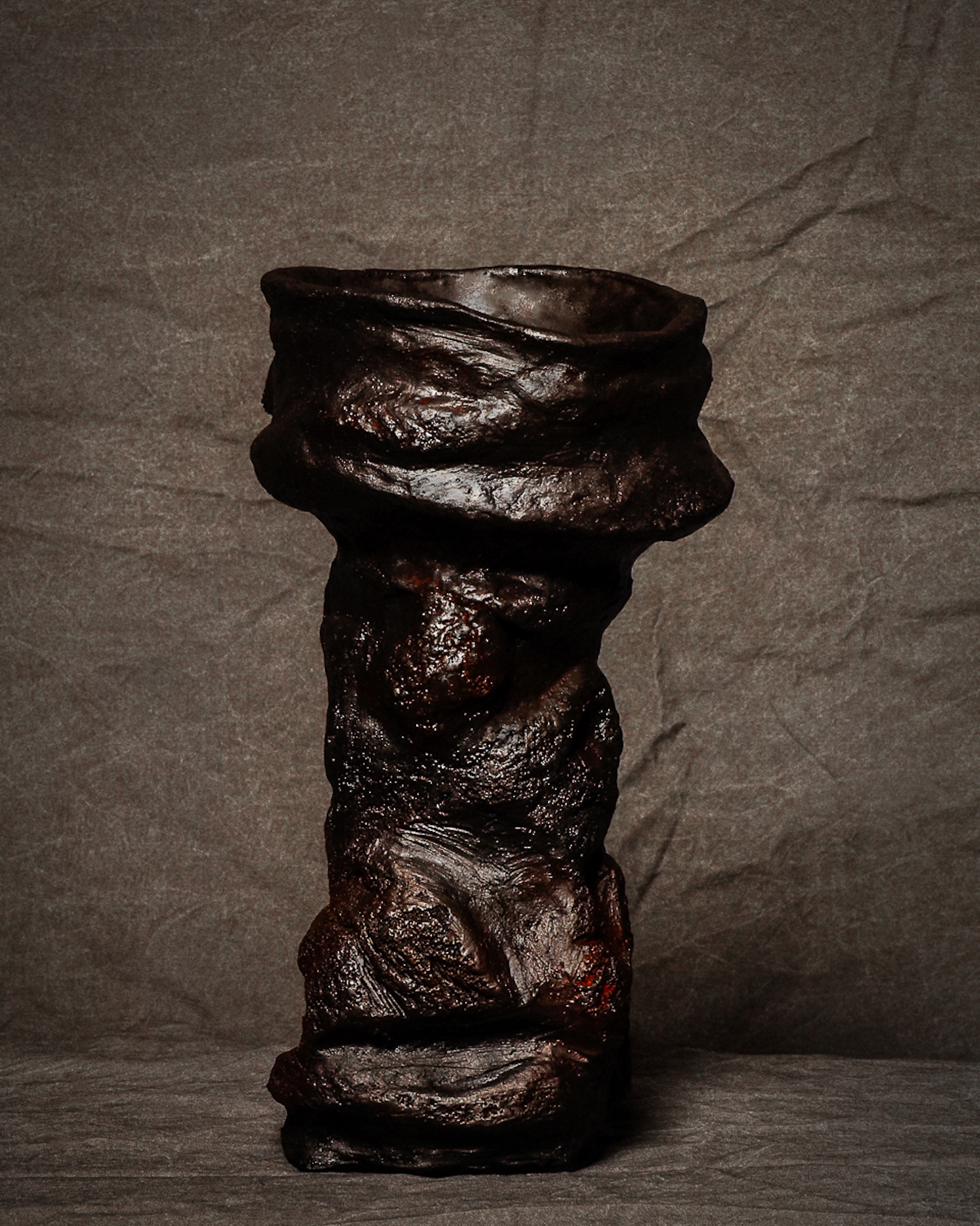 charred ceramics john arsenault