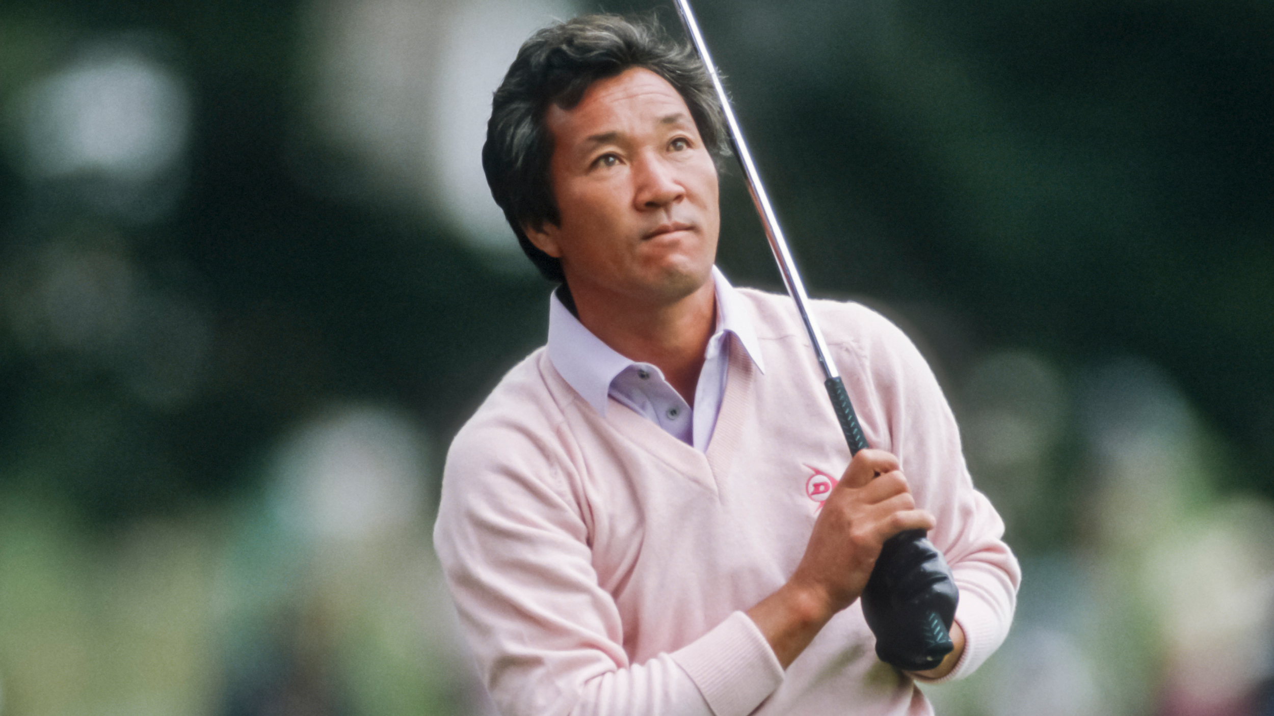 Jumbo Ozaki hits an iron shot