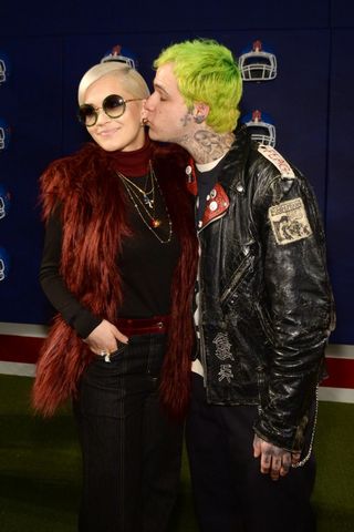 Rita Ora and Ricky Hil in February (Clint Spaulding/AP)