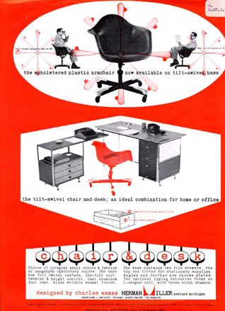The Eames ’Shell’ chairs