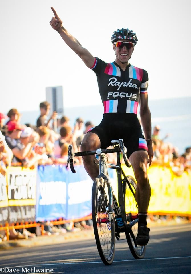 Jeremy Powers (Rapha Focus) takes day one at the Gran Prix of Gloucester