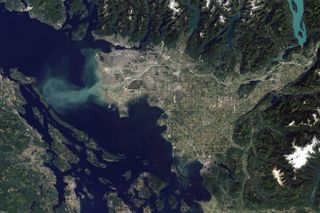 Vancouver, Canada View from Space