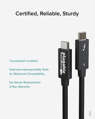 Plugable Thunderbolt 4 Cable