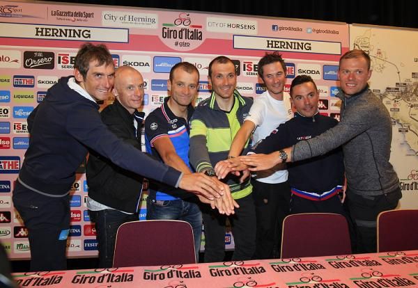 The top men of the 2012 Giro d'Italia