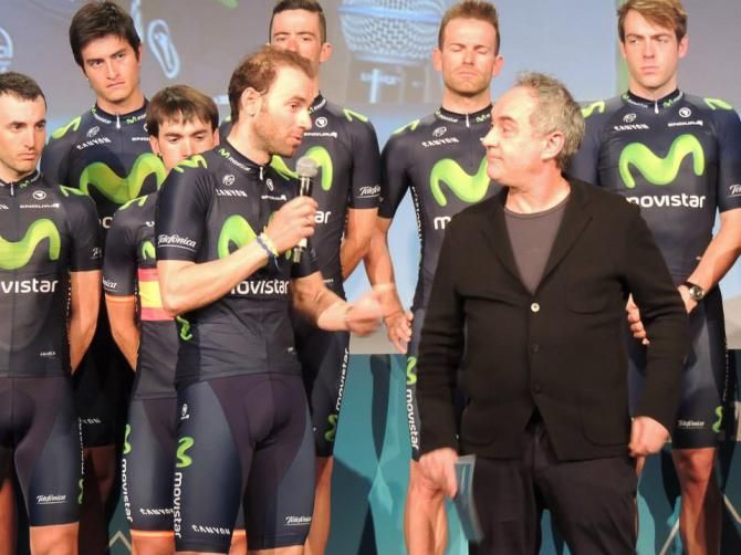 Movistar team presentation in Madrid.