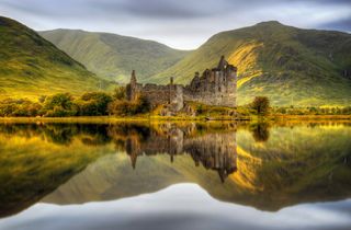 Loch Awe at Sunset in Scotland.