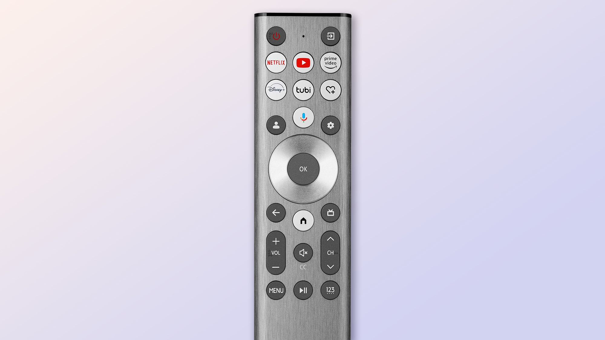 Hisense U75QG Mini-LED TV remote