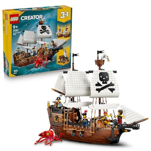Creator 3 in 1 Iconic Pirate Ship 31387