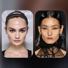 Dior and Alexander McQueen runway beauty looks