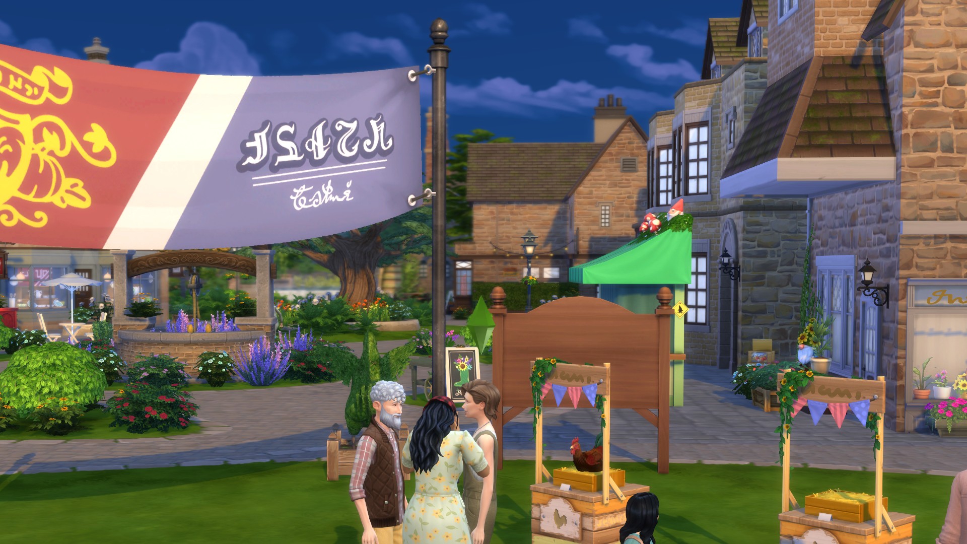 The Sims 4 Living in a cottage