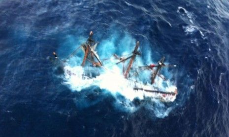 A replica of the HMS Bounty