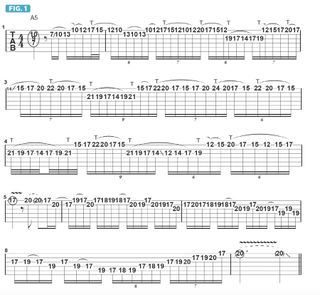 How to use two-handed tapping in country licks