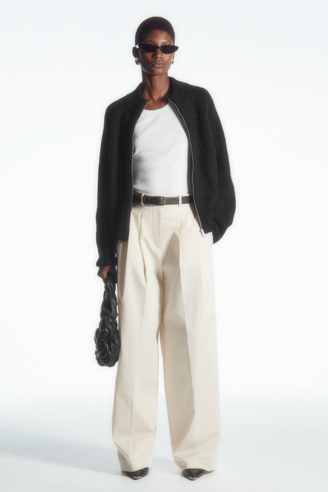 Relaxed Tailored Wide-Leg Pants