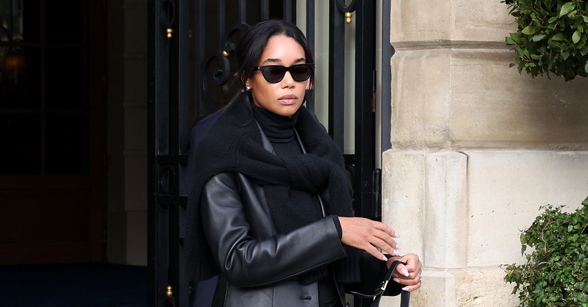 Laura Harrier Wore a Perfect Chunky Sneaker Outfit For Paris