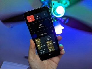 Android 11 power menu with smart home controls
