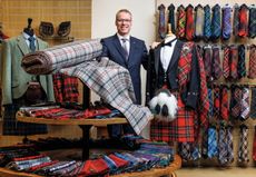 Precision pleats characterise the long-lasting kilts of John Kinloch’s family firm. In May 2024, The King and The Queen issued their first royal warrants of the new reign, granting them to 145 companies that had previously held one to The King as The Prince of Wales. Kinloch Anderson is one of those.