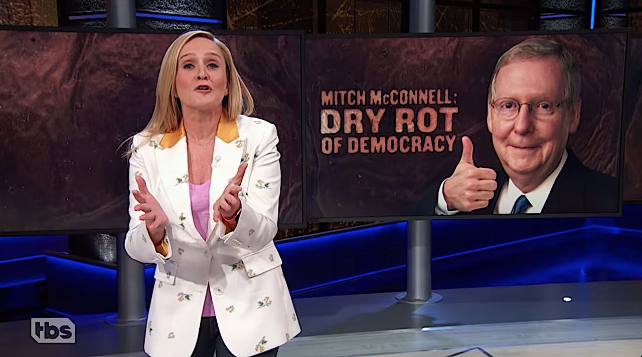 Samantha Bee slams Mitch McConnell