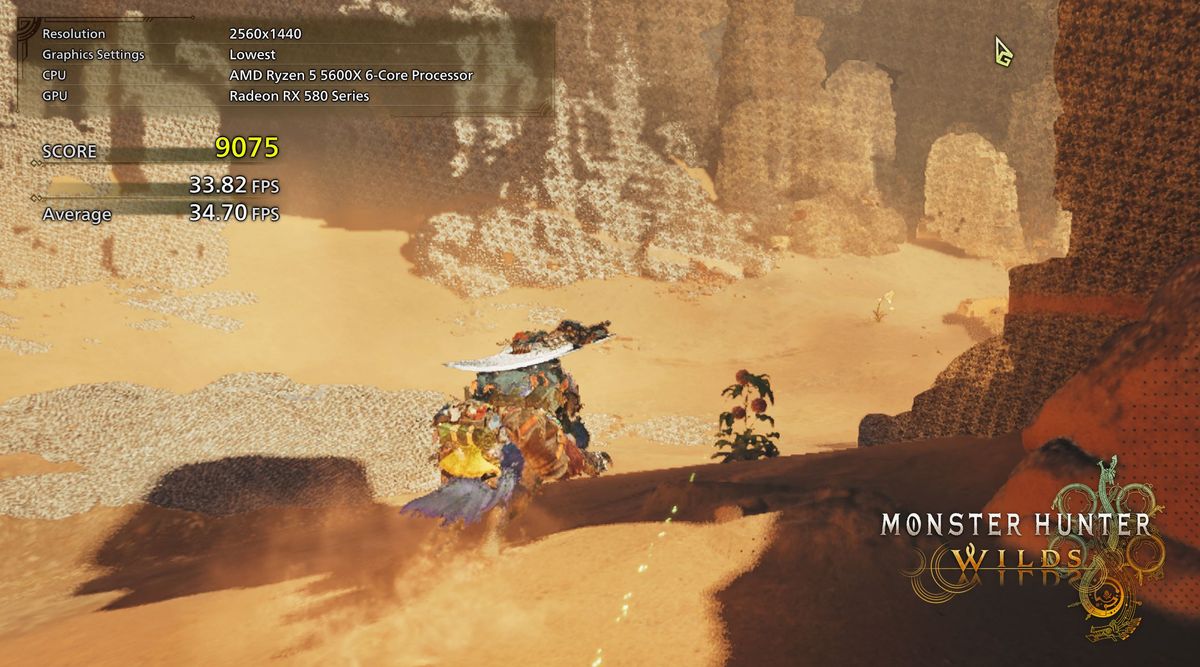 Monster Hunter Wilds performance test