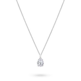 Harry Winston, Pear-Shaped Diamond Solitaire Pendant