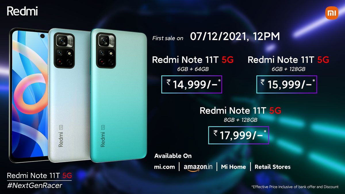 Redmi Note 11t 5g Launched In India Price Specs Features And Availability Techradar 2780